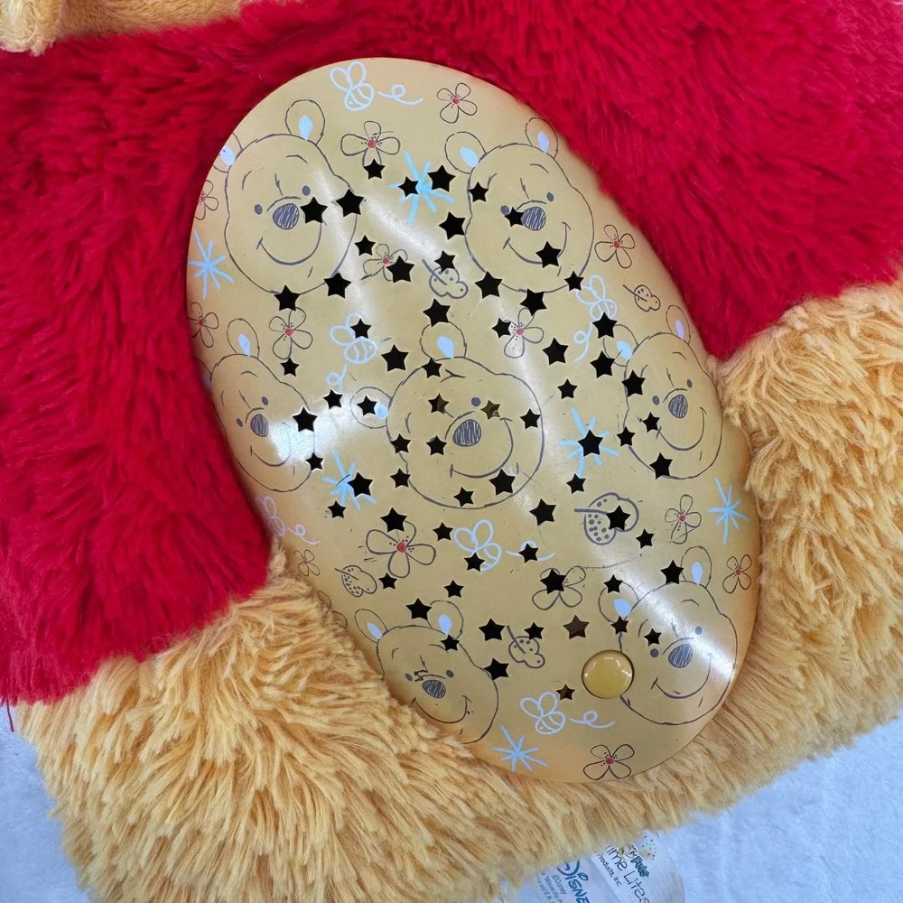 Disney Winnie the Pooh Pillow Pet Sleeptime Lites Star Projector Night Light 12